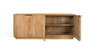 GINER Y COLOMER Buffet en bois de manguier naturel avec 4 portes